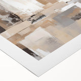 Abstract canvas wall art showcasing vibrant strokes and lines in shades of blue, orange, and gold, perfect for modern home decor. Ideal for adding color and style to any room.