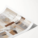 Abstract wall art print showcasing a vibrant composition of colorful strokes and lines, ideal for modern decor. Perfect for adding a contemporary touch to any room.