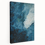 Abstract strokes and lines wall art design on stretched canvas, showcasing vibrant colors and dynamic patterns, ideal for modern home decor.