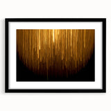 Framed abstract wall art featuring dynamic strokes and lines in muted tones, set against a black mat for a modern aesthetic, ideal for contemporary decor.