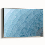 Framed wall art showcasing an abstract design of colorful strokes and lines, set in a sleek silver frame. Ideal for modern decor, adding elegance to any space.