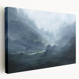 Abstract wall art canvas showcasing dynamic strokes and lines in vibrant hues of blue, orange, and yellow. The piece adds a modern touch to any decor. Perfect for contemporary art lovers seeking to enhance their interior spaces.