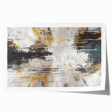 Abstract wall art featuring dynamic strokes and lines in vibrant colors, showcasing modern design aesthetics. Ideal for contemporary home decor, enhancing artistic spaces.