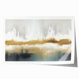 Abstract wall art print showcasing dynamic strokes and lines in vibrant colors, perfect for modern decor. Ideal for enhancing living spaces with artistic flair.