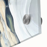 Close-up of an abstract strokes and lines wall art design featuring vibrant colors and dynamic patterns, perfect for modern home decor and artistic spaces.