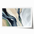 Abstract strokes and lines in vibrant colors create a modern artistic design on this rolled wall art print, ideal for contemporary decor. Packaged securely in a tube for easy transport.
