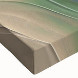 Close-up of a vibrant abstract strokes and lines design on stretched canvas, showcasing bold colors and dynamic patterns ideal for contemporary home decor.