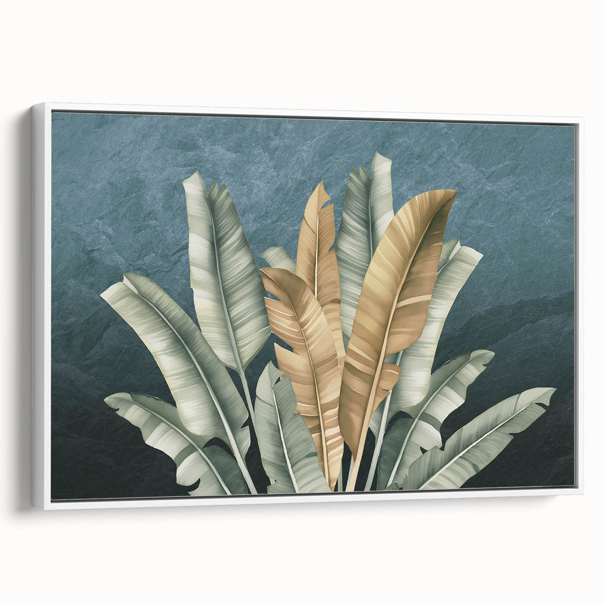 Framed canvas wall art featuring an abstract design of colorful strokes and lines on a white background, showcasing modern artistic expression ideal for contemporary decor.