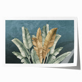 Abstract strokes and lines design in vibrant colors, showcasing a modern wall art collection. The rolled print features dynamic patterns, perfect for contemporary decor.