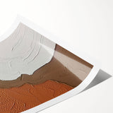 Abstract strokes and lines design in vibrant colors, showcasing a modern wall art collection print, rolled for easy framing and display in contemporary interiors.