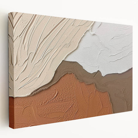 Abstract wall art featuring vibrant strokes and lines in various colors on a stretched canvas, showcasing a modern design ideal for contemporary decor.