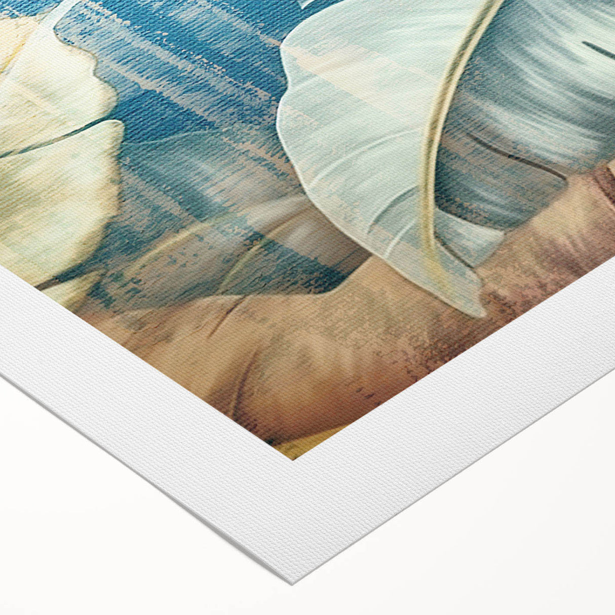 Abstract strokes and lines in vibrant colors create a modern art design on rolled canvas, perfect for contemporary home decor. Ideal for art enthusiasts seeking unique wall art.
