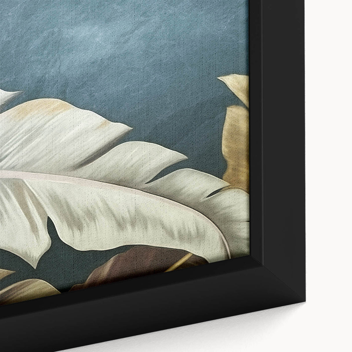Framed canvas wall art showcasing an abstract design of colorful strokes and lines, featuring a modern aesthetic perfect for contemporary home decor.
