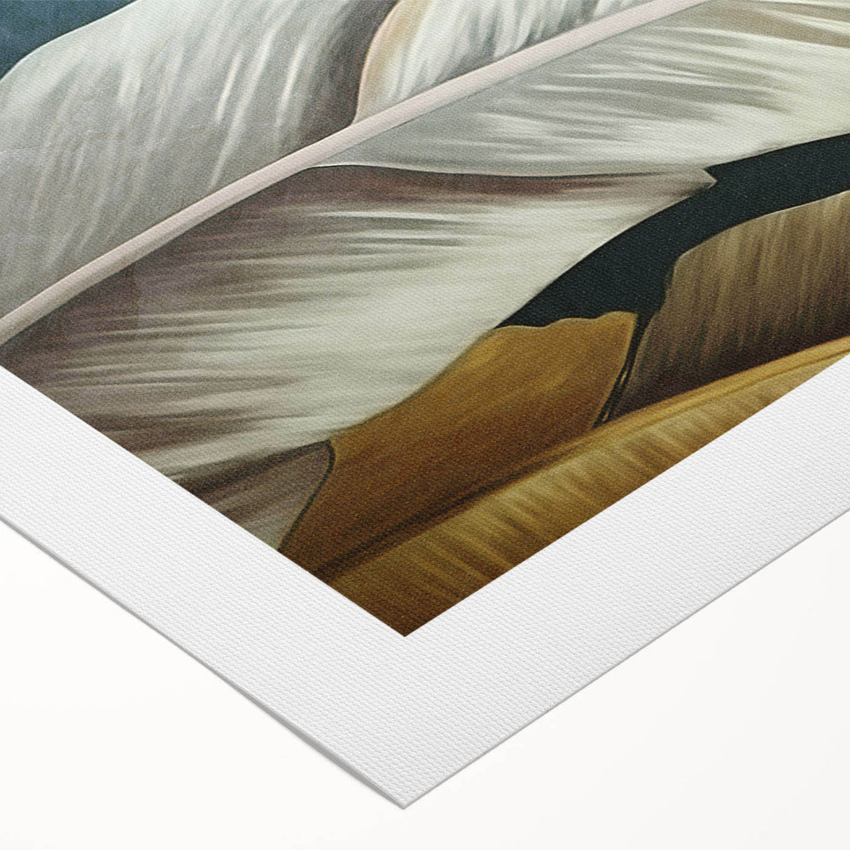 Abstract wall art featuring a vibrant composition of colorful strokes and lines, ideal for modern decor. This rolled canvas design adds a touch of creativity to any space.