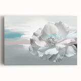 Abstract canvas wall art featuring vibrant strokes and lines in shades of blue, orange, and yellow, designed for modern decor, enhancing artistic spaces.