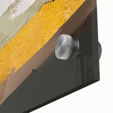 Colorful abstract wall art design featuring strokes and lines in vibrant hues, printed on acrylic glass for a modern aesthetic, ideal for home decor.