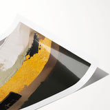 Abstract wall art print showcasing vibrant strokes and lines in a modern design, ideal for contemporary decor. Features a blend of bold colors on a textured surface, perfect for enhancing any living space.