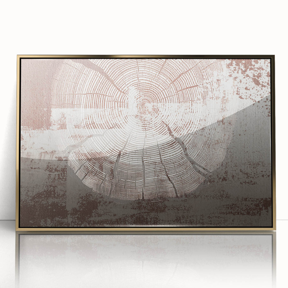Framed wall art showcasing an abstract design of colorful strokes and lines in gold and black, perfect for modern home decor with a sleek acrylic finish.