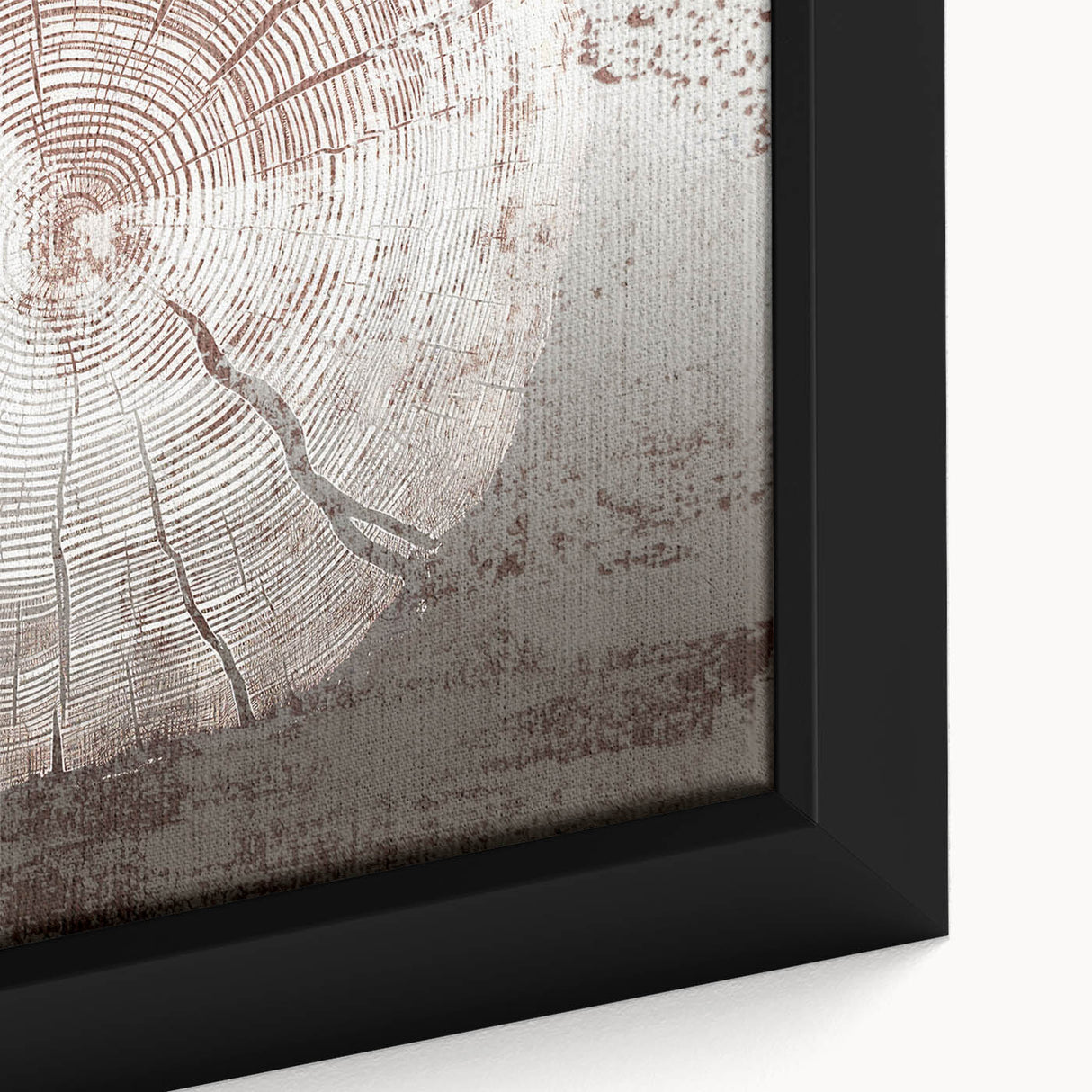 Close-up of a framed canvas featuring an abstract strokes and lines design in vibrant colors, showcasing intricate textures and artistic details, perfect for modern decor.