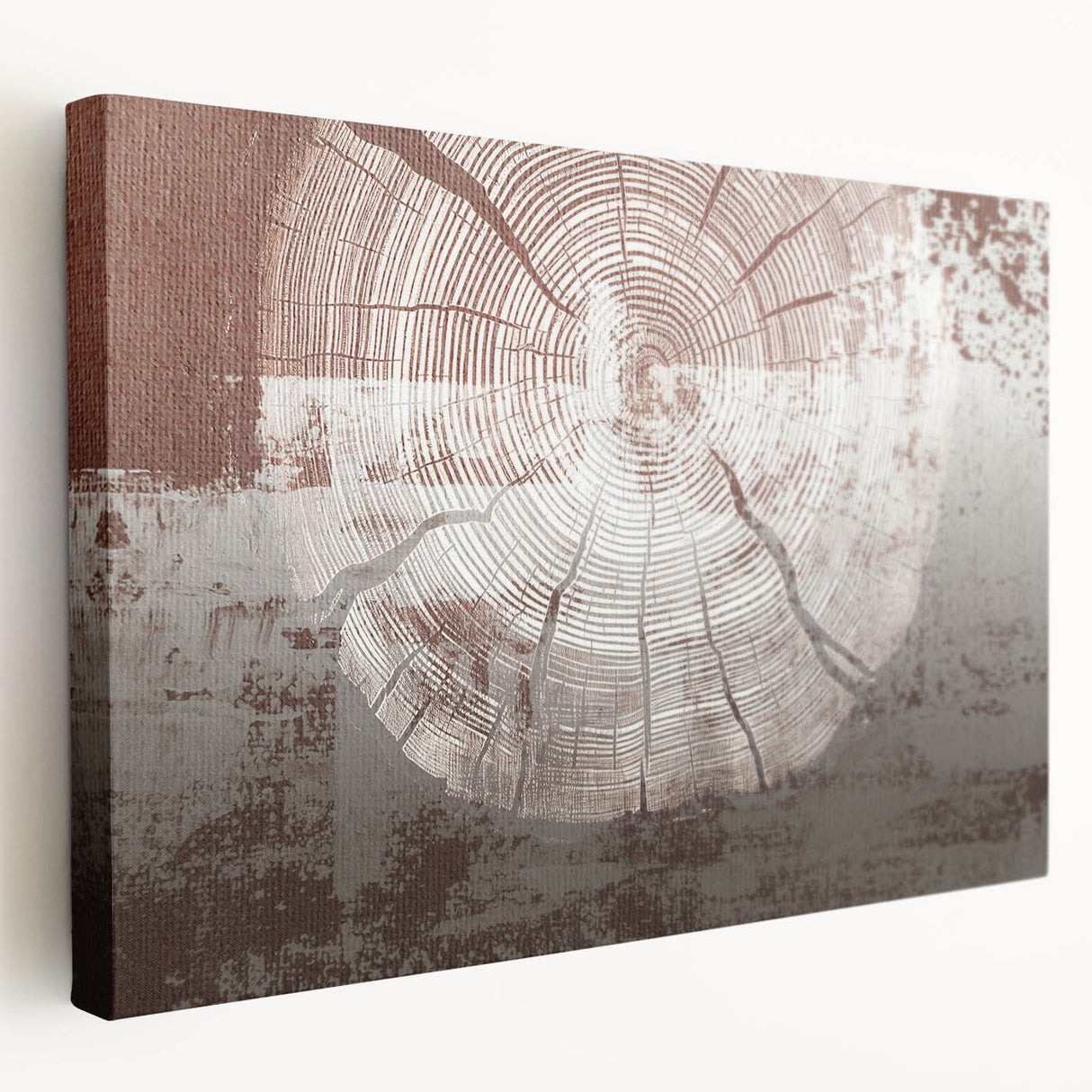 Abstract wall art featuring vibrant strokes and fluid lines in hues of blue, gold, and green, showcasing a modern artistic design on stretched canvas. Ideal for contemporary decor.