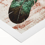 Abstract canvas wall art showcasing dynamic strokes and lines in vibrant colors of blue, gold, and white, perfect for modern home decor aesthetics.