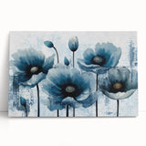 Abstract strokes and lines design wall art on stretched canvas, showcasing vibrant colors and modern aesthetic, perfect for contemporary interior decor.