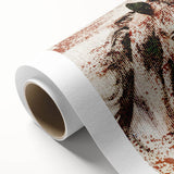 Abstract strokes and lines design on rolled canvas wall art, showcasing vibrant colors and modern artistic style, perfect for contemporary home decor. Packaged securely for easy display.