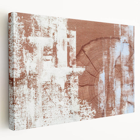 Abstract wall art canvas featuring vibrant strokes and lines in shades of blue, yellow, and red, showcasing a modern design suitable for contemporary home decor.