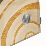 Abstract wall art featuring a vibrant design of colorful strokes and lines on acrylic glass, showcasing a modern aesthetic perfect for contemporary decor.