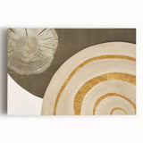 Abstract strokes and lines wall art design on stretched canvas, showcasing vibrant colors and dynamic patterns, perfect for modern home decor.