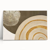 Abstract wall art canvas featuring vibrant strokes and lines in shades of blue, yellow, and gray, perfect for modern home decor and artistic accent pieces.