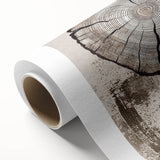 Abstract wall art featuring dynamic strokes and lines in vibrant hues of blue, orange, and gold, perfect for modern home decor or office spaces.