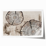 Abstract strokes and lines design in vibrant colors, showcasing a modern wall art print ideal for contemporary decor, rolled and ready for display.