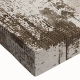 Close-up of an abstract wall art design showcasing vibrant strokes and lines in hues of blue, yellow, and red, printed on stretched canvas for modern decor.