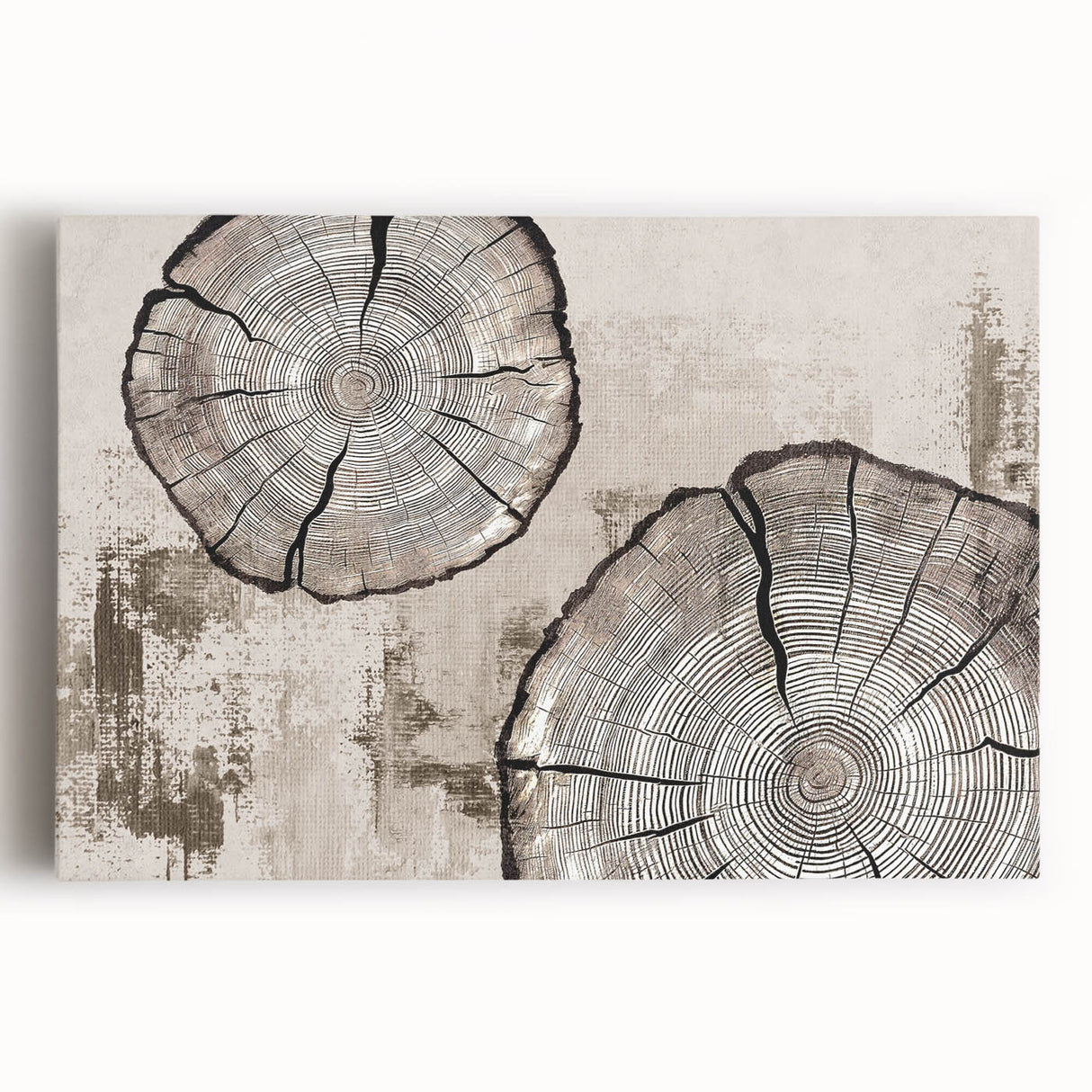 Abstract canvas wall art featuring vibrant strokes and lines in bold colors, showcasing a modern design suitable for contemporary home decor.