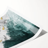 Vibrant abstract strokes and lines design on rolled canvas wall art, showcasing bold colors and dynamic shapes, perfect for modern home decor. Packaged securely in a cardboard tube for safe delivery.