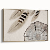 Framed canvas wall art featuring an abstract design of gold strokes and lines, showcasing a modern aesthetic ideal for contemporary home decor.