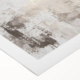 Abstract canvas wall art featuring vibrant strokes and lines in shades of blue, orange, and yellow, ideal for modern home decor. Perfect for enhancing artistic ambiance.