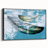 Framed wall art featuring an abstract design with colorful strokes and lines on a black canvas, showcasing a modern artistic style ideal for contemporary decor.