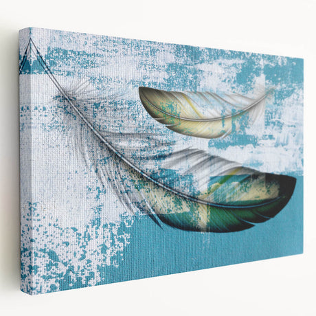 Abstract strokes and lines design in a colorful stretched canvas wall art piece, showcasing vibrant hues and modern aesthetics, perfect for contemporary decor.