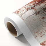 Abstract strokes and lines in vibrant hues of blue, orange, and yellow create a modern wall art design on rolled canvas, perfect for contemporary decor.