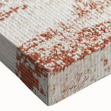 Close-up of a vibrant abstract strokes and lines design in colorful hues, showcasing intricate textures on a stretched canvas, ideal for modern home decor.