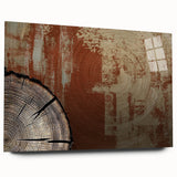 Abstract wall art design featuring colorful strokes and lines, displayed in acrylic glass. The piece showcases a contemporary aesthetic ideal for modern home decor, emphasizing vibrant hues and dynamic shapes. Perfect for adding a touch of creativity and sophistication to any living space.