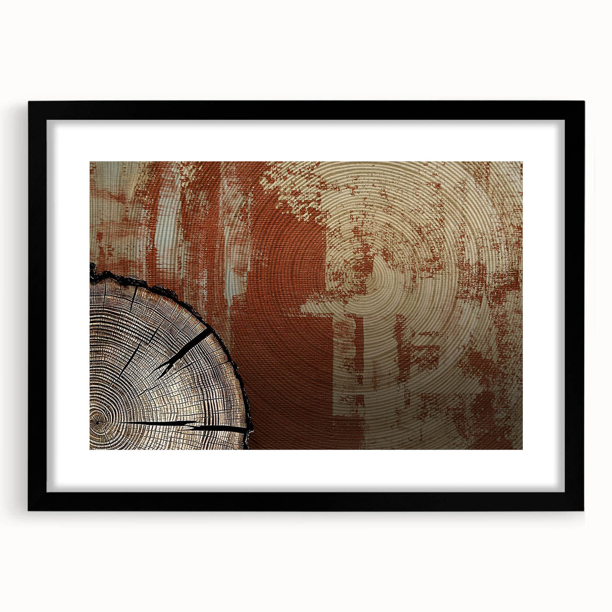 Black-framed wall art featuring an abstract design of colorful strokes and lines, ideal for modern home decor. The piece showcases vibrant hues and dynamic shapes that create an eye-catching focal point in any room.