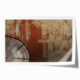 Abstract wall art print featuring vibrant strokes and lines in a modern design, showcasing a mix of bold colors and fluid shapes, ideal for contemporary decor.