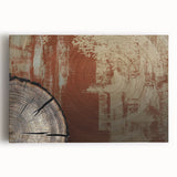 Abstract canvas wall art featuring vibrant strokes and lines in shades of blue, orange, and green, ideal for modern home decor or office spaces.