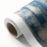 Abstract strokes and lines in vibrant colors create a modern wall art design on rolled canvas, ideal for contemporary decor, showcasing artistic flair and sophistication.