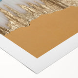 Abstract design featuring vibrant strokes and lines in bold colors, ideal for modern decor. This rolled canvas artwork adds a contemporary touch to any room.