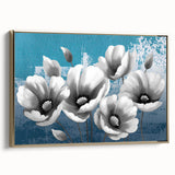 Framed canvas wall art showcasing an abstract design with golden strokes and lines, set against a neutral background, ideal for modern home decor. Perfect for adding elegance to living spaces.