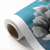 Abstract strokes and lines in vibrant colors create a modern wall art design on rolled canvas, perfect for contemporary decor and artistic expression.